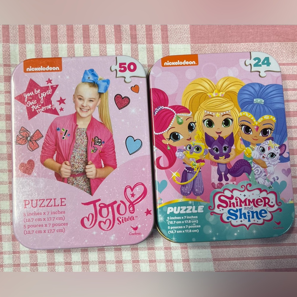 🌺3/$12 Mini puzzle sets 5” x 7” 48 and 50 pcs